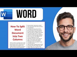 How To Split Word Document Into Two Columns