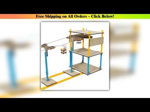 Sightseeing Cable Car Systerm Model Kids Science Toy Technology Physics Bricks Kit Learning