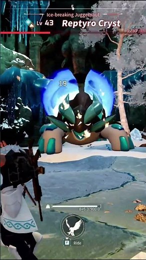 HOW TO DEFEAT BOSS REPTYRO CRYST #palworld #pokemon