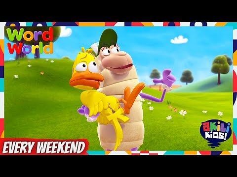 Word World | Duck's Family Reunion | Akili Kids!