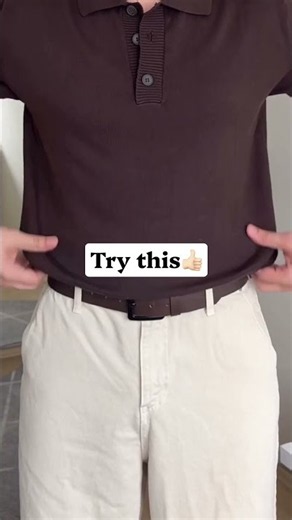 STOP TUCKING IN YOUR SHIRT LIKE THIS! 😳❌ #mensfashion #outfitideas