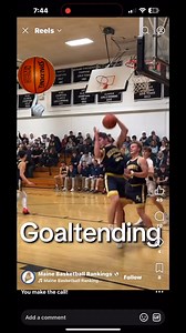 Let's re-examine the new backboard rule. Notice the ball's potential trajectory into the basket. Was the rule correctly applied by the official? Is it goaltending or basket interference? | RI Board 84