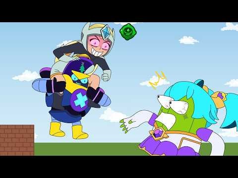 STARR NOVA & BOLT vs STARR PATROL SPIKE! | Brawl Stars Animation