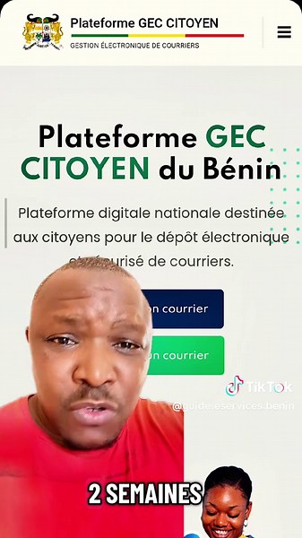 Gestion électronique des courriers! La plateforme qui sauve les citoyens. #courrier #eservices #cotonou229🇧🇯 #benintiktok🇧🇯 #cotonou229🇧🇯