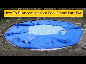 Final Disassembly Of Pool Frame