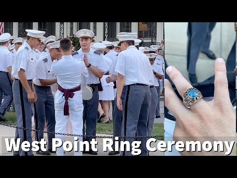 West Point U.S. Military Academy Ring Ceremony - Proud Dad Moment!