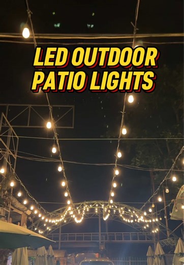 Illuminate Your Outdoor Space with LED Patio String Lights