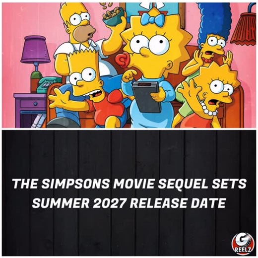 Gaius Bolling on Instagram: "News Reelz: After a very long wait between the release of the first film, The Simpsons Movie is finally getting a sequel and it has already set a release date. . . Deadline reports that The Simpsons Movie sequel will hit screens on July 23, 2027. The sequel will arrive 20 years after the first movie hit screens July 2007 and became a huge hit, grossing $183M domestically & $536M worldwide. . . The Simpsons TV series, which first premiered in 1989, is currently in its