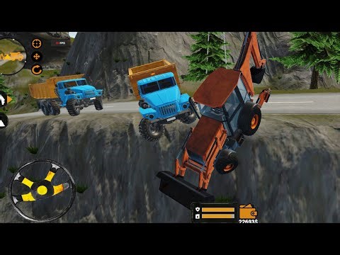 This Truck Had An Accident With A Jcb || Backhoe Loader Game Simulator #backhoeloader 