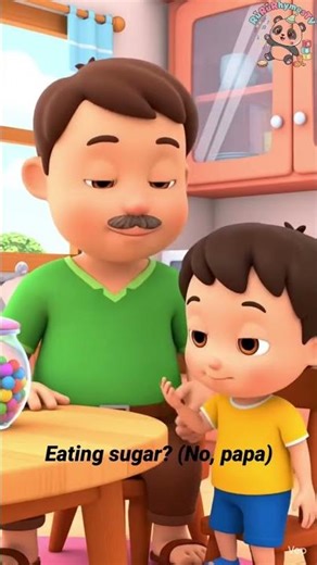 Johnny Johnny, yes Papa? #rhymes #children #forkids #dailyvideos #bedtimestories #nurseryrhymes