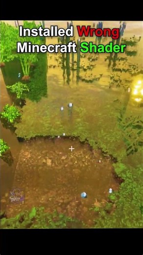 POV: Installed Realistic Graphics Mod in Minecraft💀🔥 #minecraft #shortsvideo