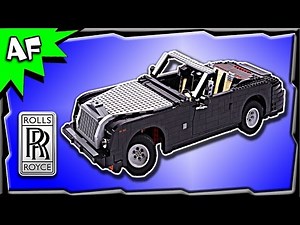 Custom Lego ROLLS ROYCE 2007 Phantom Drophead Coupe MOC Stop Motion Build Review