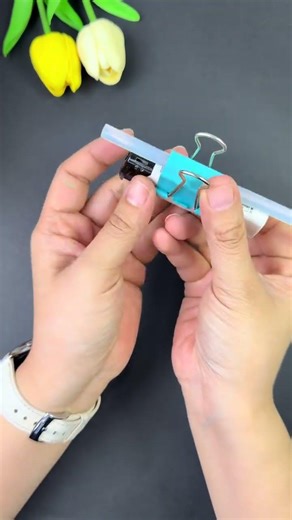 Genius little invention homemade hot melt glue gun handmade tutorial parent-child handmade kinde