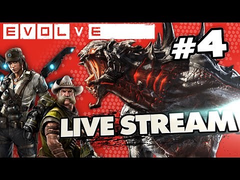 EVOLVE: Hunting is INTENSE!! - Live Stream (PC Monster Race Gameplay)