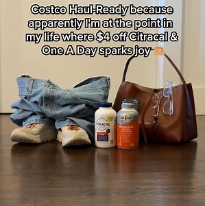 Nothing is getting in the way of of THIS haul thanks to bone support from my multivitamins – $4 OFF One A Day® 50 & Citracal® Max Plus at Costco (for a limited time only😉) | One a Day