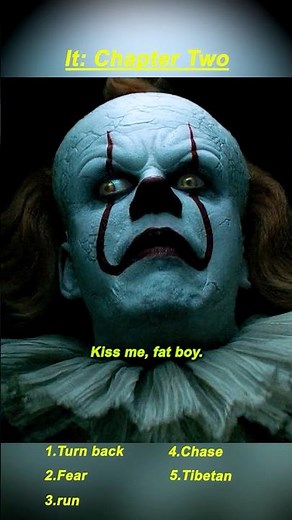 It Chapter Two (2019): Classroom Nightmare — Fatboy Hides as Pennywise Looms Behind