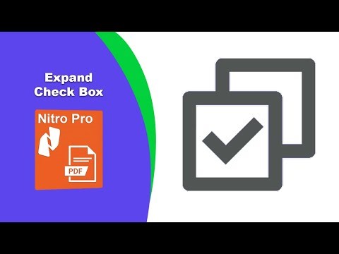 How to Expand a Clickable Checkbox in a Fillable PDF Form in Nitro Pro PDF Editor