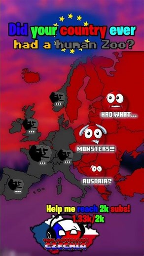 Did your country ever had a human Zoo #europe #geographythroughmaps #geography #mapguide #mapping