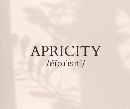 Discovering the Lost Word: Apricity | Vocabulary Exploration