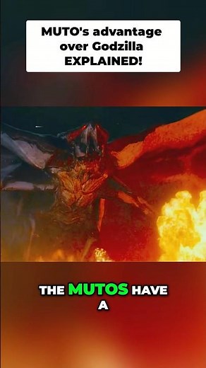 Why Godzilla Struggled Against The MUTOs! #Godzilla #MonsterVerse #Lore #Godzilla2014 #MUTO