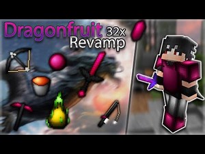 Dragonfruit REVAMP [32x] | Minecraft 1.8.9 PvP TEXTURE PACK Showcase | ( +Download Link )