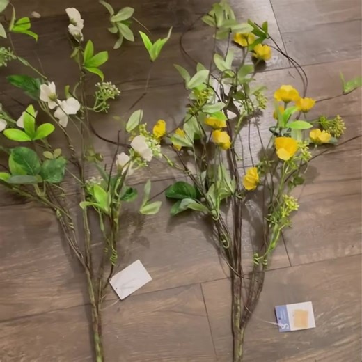 2.3K views · 78 reactions | Today I want to show you this beautiful greenery collection. Plain pick 20” $8.99 Greenery with small flowers 27” $11.99 4” candle ring $14.99 6” candle ring $24.99 36” mini white floral pick $9.99 Basket $23.99 | The Old Candle Barn Inc | Facebook