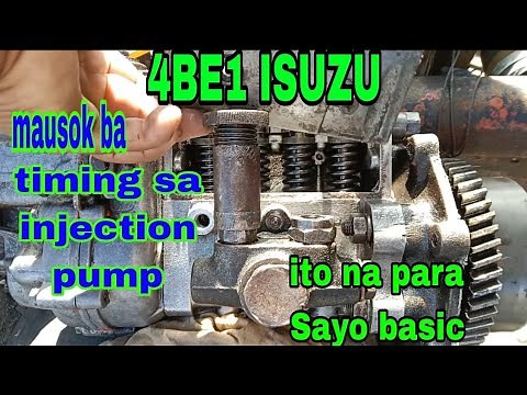 PAANO MAG TIMING NG INJECTION PUMP CRANKSHAFT AT CAMSHAFT 4BE1
