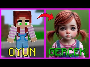 MİNECRAFT PARODİLERİ KARAKTERLERİ GERÇEK YÜZLERİ 😱 - SILA , GERÇEK HAYAT Minecraft Parodileri