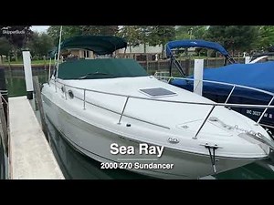 2000 Sea Ray 270 Sundancer
