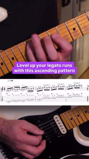 Chris | The Art Of Lead Guitar | 💪This Legato Exercise is great for developing ascending runs - which are usually harder than descending ones. Most shred legato runs are... | Instagram