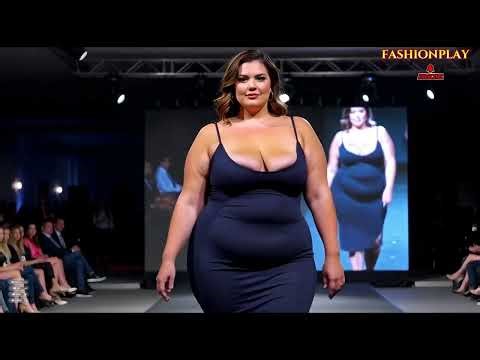"Plus Size Model Stuns on Runway: Redefining Fashion Standards #PlusSize #Fashion"