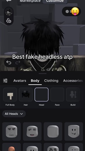 Best Fake Headless Bundle in Roblox