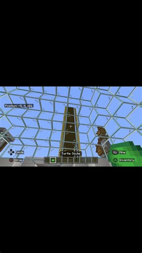 How to craft a Turtle Helmet in Minecraft #minecraft #tutorial #minecraftguide