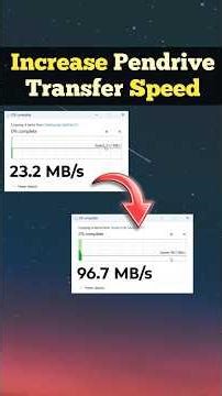 How to Increase Transfer Speed of Pendrive | Pendrive ka transfer speed kaise badhaye