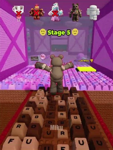 Bosses Golden Keycaps Challenge!😱 #roblox #keyboardescape