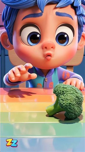 Zaza Eats Everything! 😂🍌 | Funny Kids Food Video #kids #cartoon #kidssongs