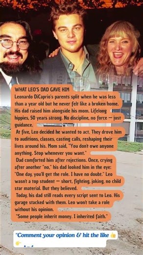 WHAT LEO'S DAD GAVE HIM