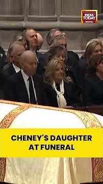 Former US Vice President Dick Cheney's Daughter Speaks at his Funeral | #shorts