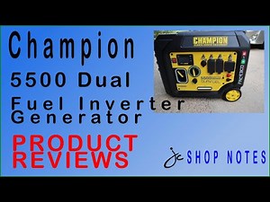 Champion 5500 Dual Fuel Generator