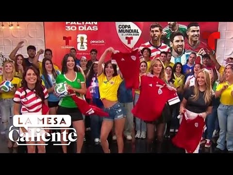 ¡Faltan 30 días! La emoción del Mundial 2026 se vive en Telemundo | La Mesa Caliente