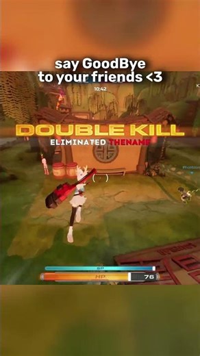 the chance of losing your friends is never zero.