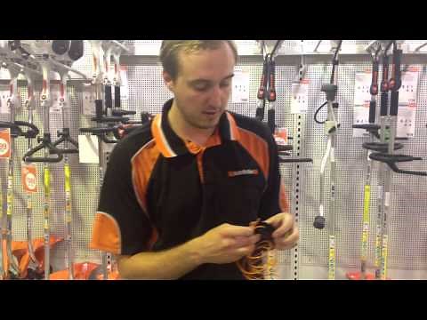 How to refill STIHL FS55, FS85, FS90, FS110 and FS130 Super Cut 20-2