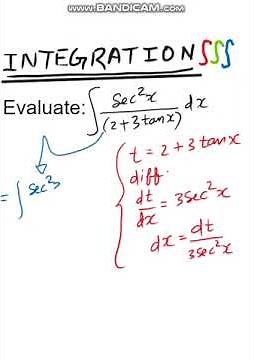 INTEGRATION BY SUBSTITUTION: Diploma / Polytechnic Mathematics