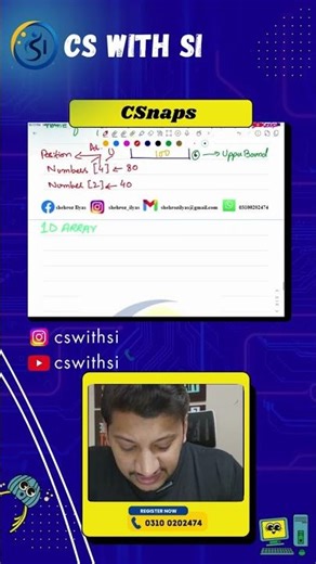 #exampreparation #igcsecomputerscience #computerscience #cambridgeolevel #programming #array #tutor