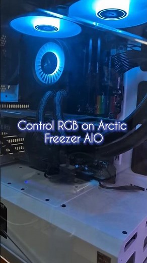 Control RGB on your Arctic Freezer III Liquid Cooler! #rgb #argb #aio #pc #desktop #liquidcooler