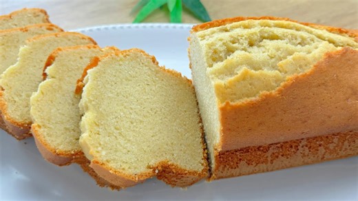 Homemade butter cake in minutes simple and tasty treat