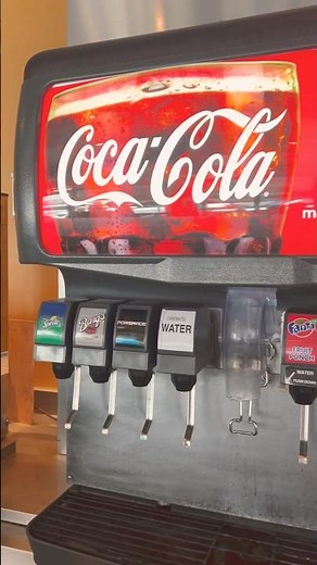 Coke Refill at Coca-Cola Soda Fountain Machine | La Tour Cafe, Nimitz, Honolulu, Oahu, Hawaii, USA