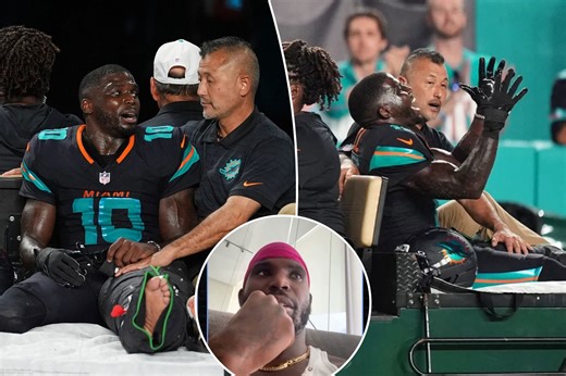 Tyreek Hill considering retirement after gruesome Dolphins injury: ‘It takes a lot’
