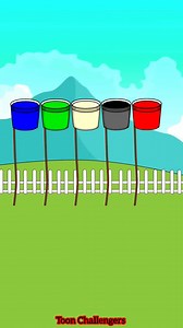 Color Challenge! Which Bucket is Sprunki’s Perfect Match ? | Toon Challengers