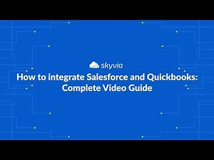 Quickbooks and Salesforce Integration